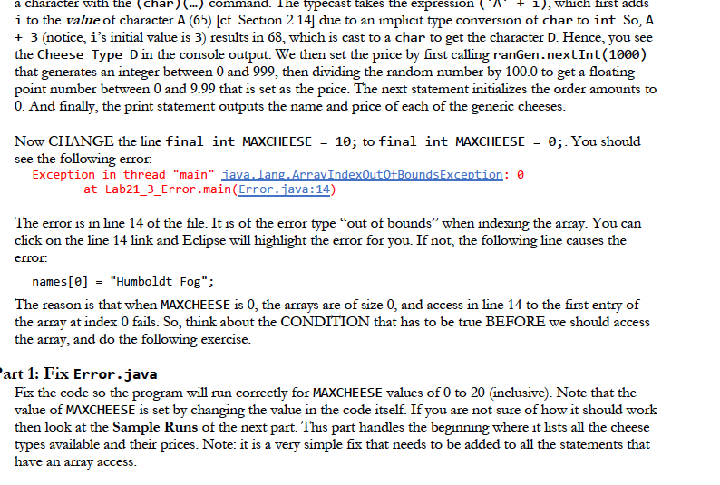 Error.java. It will run as is, so go ahead and run it.