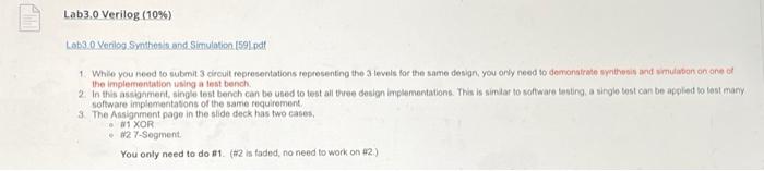 gate given below, code and use IDE tool, edaplayground.com, to run synthesis