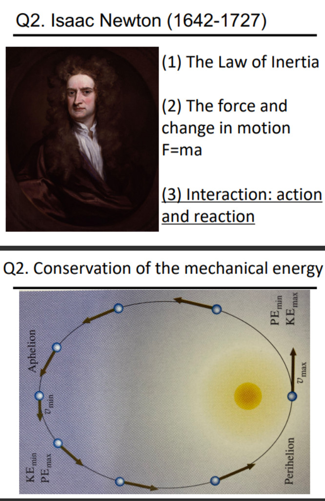  Q1. Select the correct statement. If there is neither friction nor