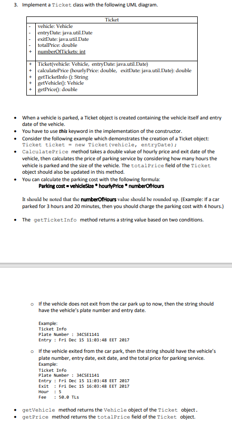  Object-Oriented Approach Problem Part2 I asked for part1 and i am
