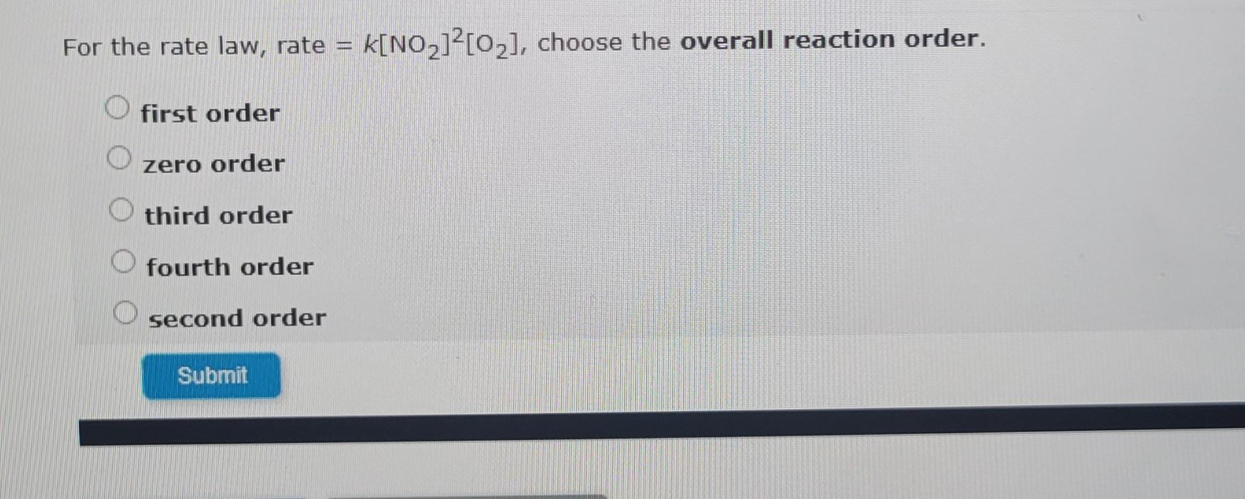 the calculation by clicking the down arrow. Reaction rate The rate of