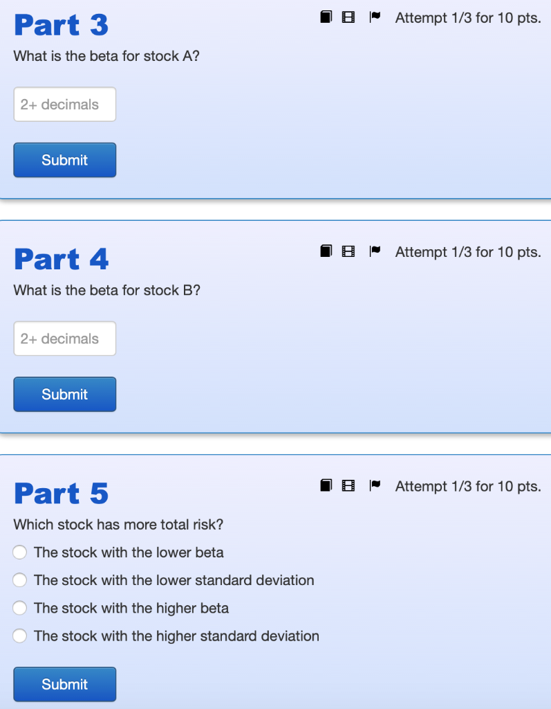 B, given different states of the economy: State (s) Probability E(r,s) E(TB,s)