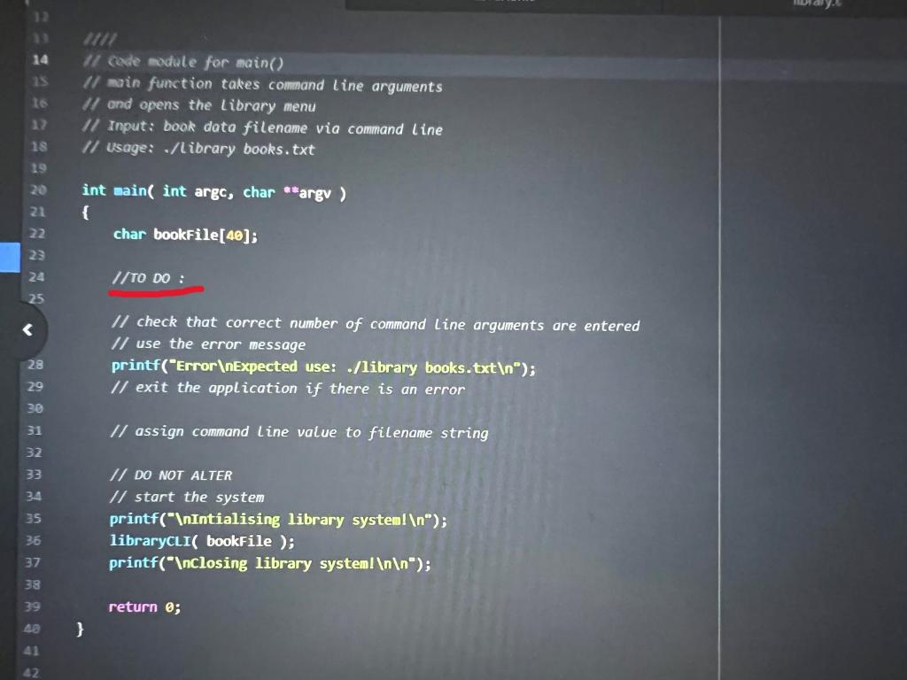 C programming Read Description will explain what you need to do. There
