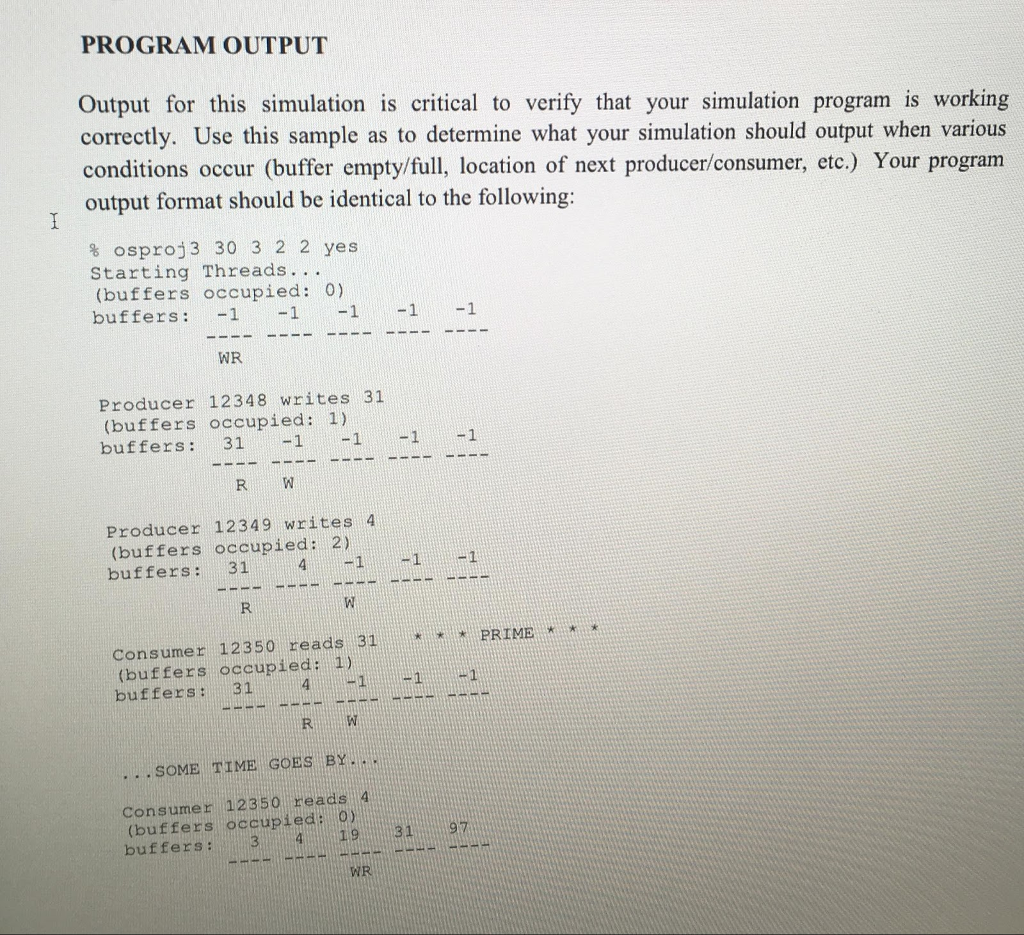 OBJECTIVE The purpose of this programming project is to explore process