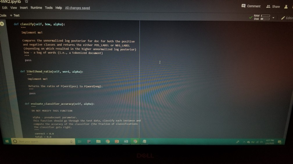 word type movie in the corpus".Format(word_counts("movie"))) else: print ("hmm. Something seems off.