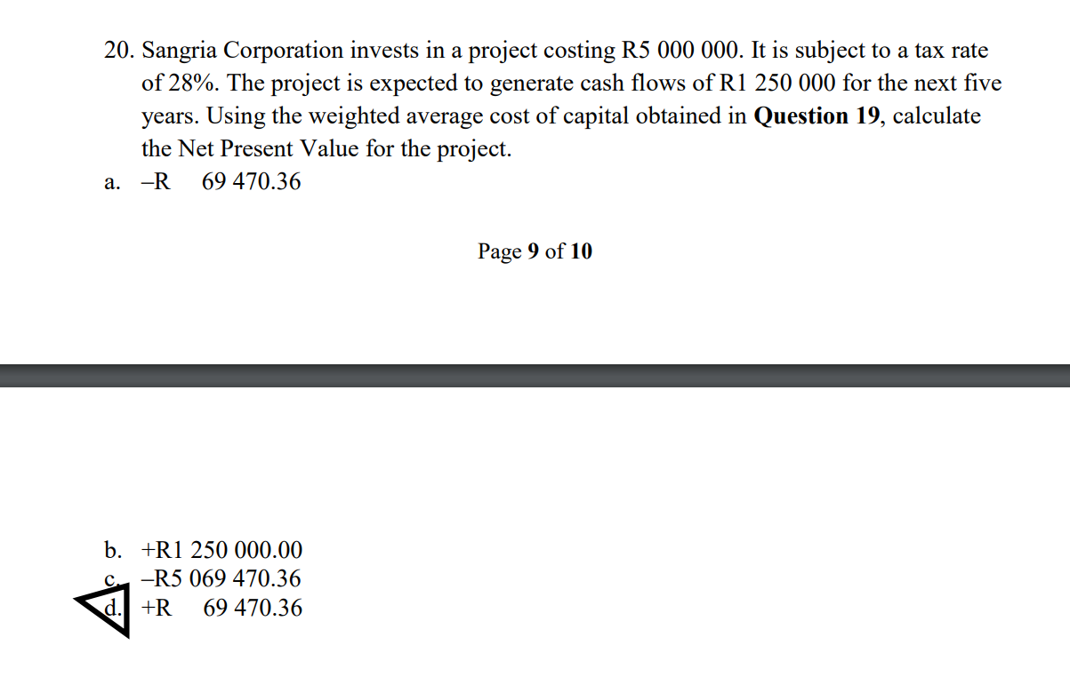The WACC obtained is 7.41%, please explain how to do this with