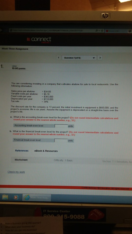 please answer completely and correctly all questions thanks Week Three Assignment Quesion