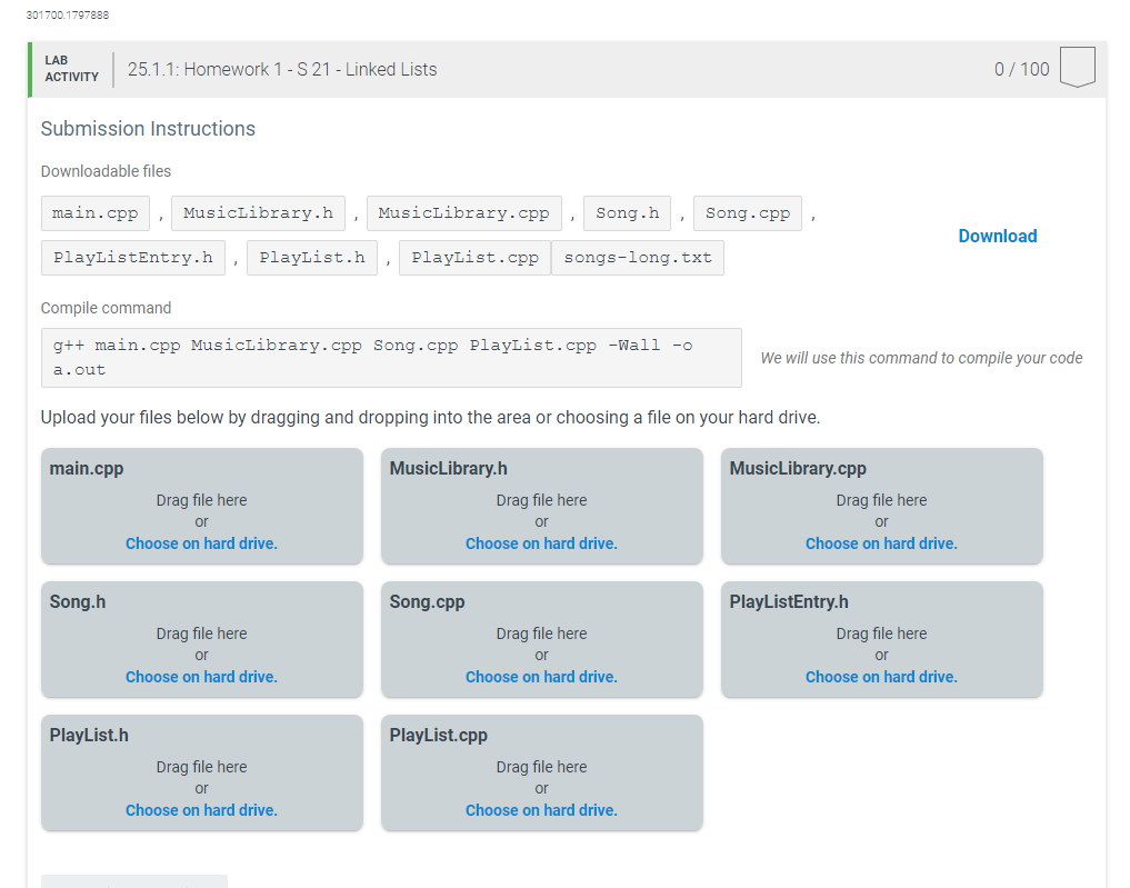 #include #include #include #include #include #include #include "MusicLibrary.h" MusicLibrary::MusicLibrary(int maxsongs) { maxSongs