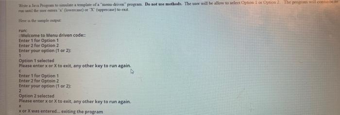  Write a fava Program to late template afa menu driven propriam