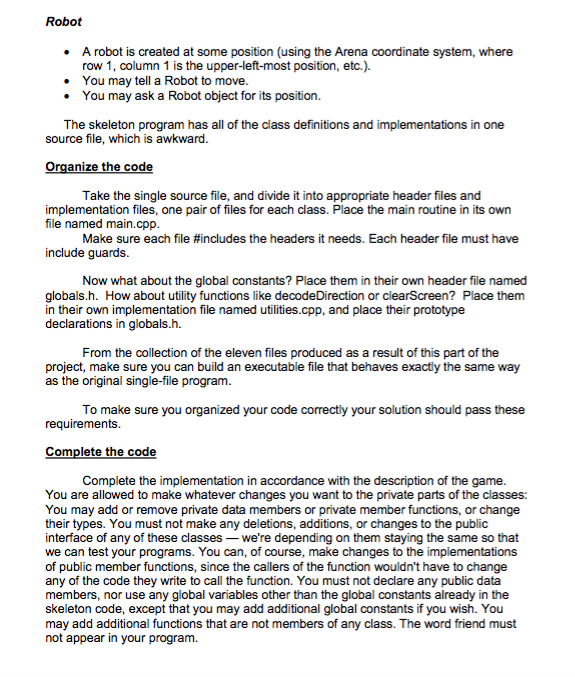 indicated) just // to allow this skeleton program to compile and run,
