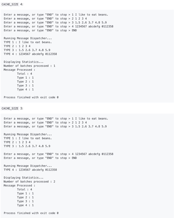 TODO } void messageDispatcher(void) { // TODO } void processMessage(MESSAGE *message) {