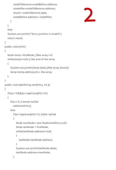 java.util.Scanner; class Nodel public String data; public Node address: public Node(String d,