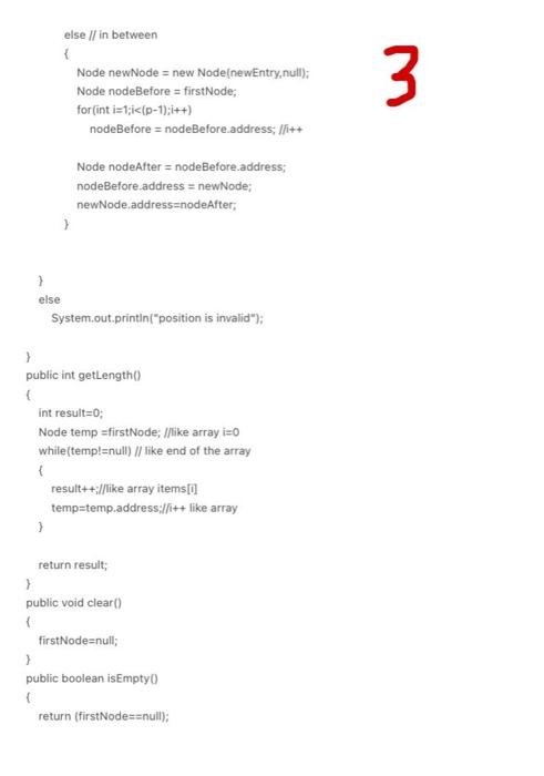 Node a) data =d; address = a; > > class Llist private