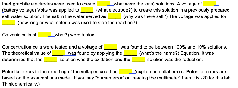 the Eo of the cell. (hint: the oxidation and reduction equations are