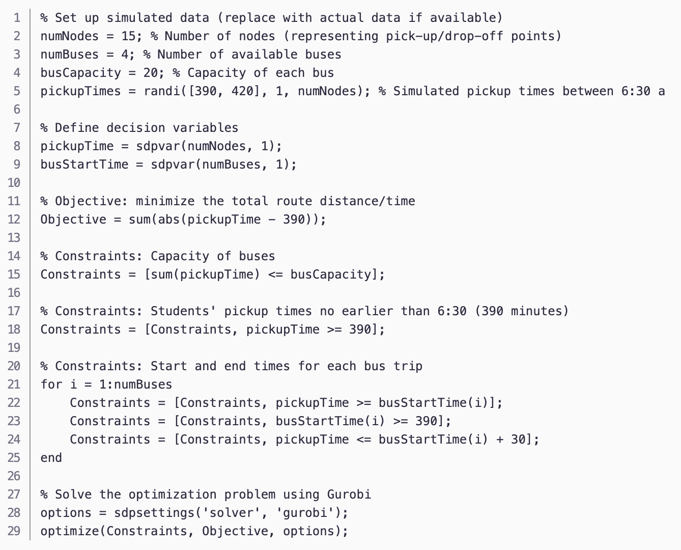 Can you run the code shown below and display the results and