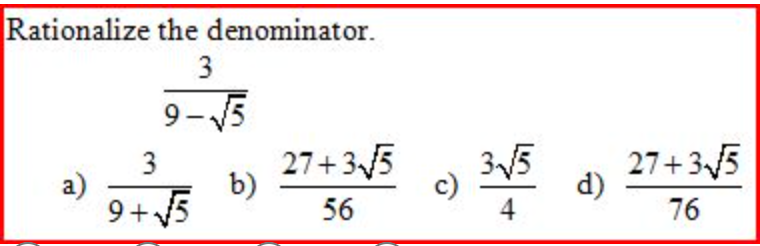  Rationalize the denominator. 39-52 