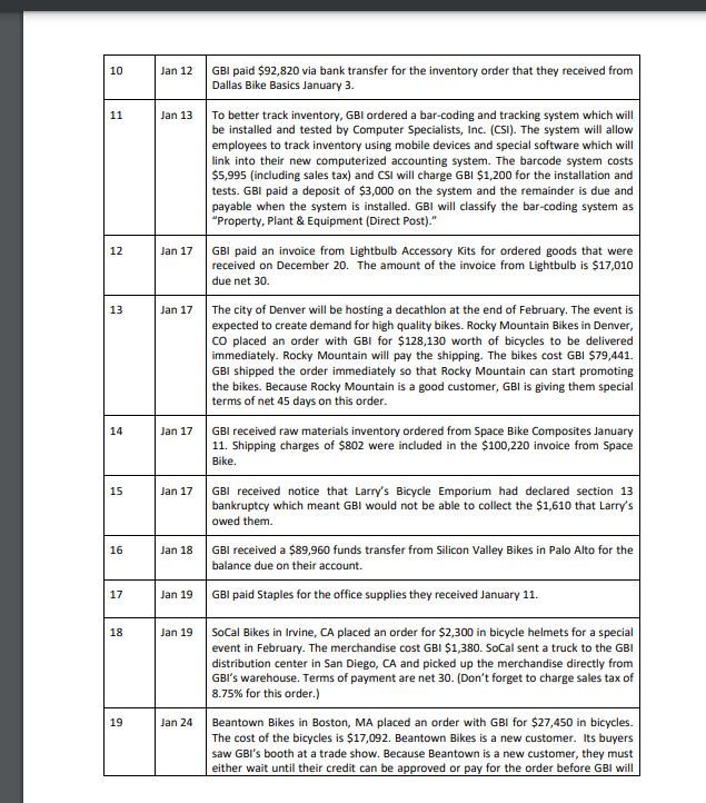 show me how to do the general ledger i have the first