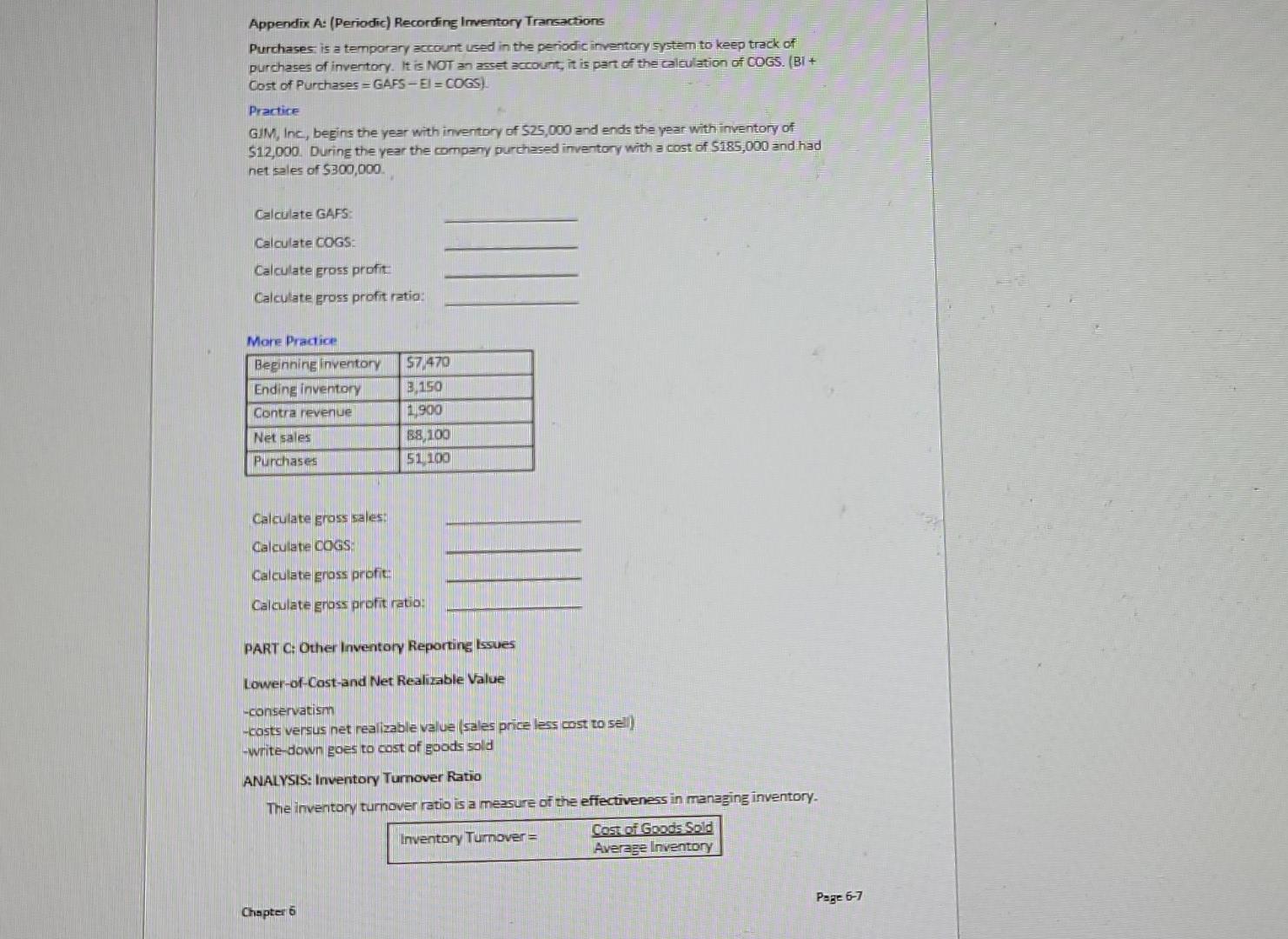 good sold of $320,000 and operating expenses totaling $120,000. What is the