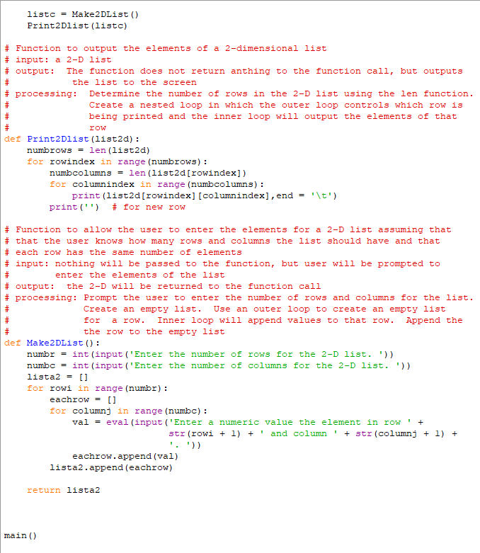 course. The students have a 6-digit numeric student number, and scores from