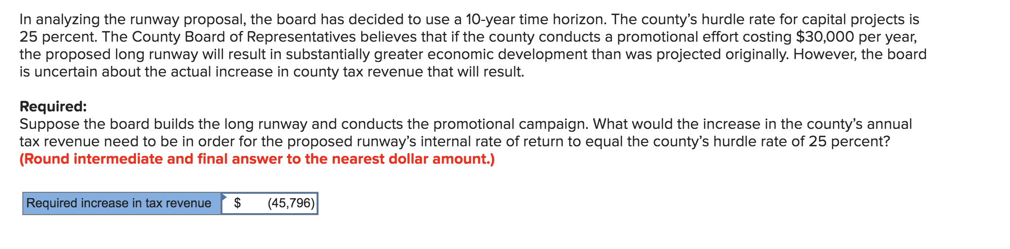 information applies to the questions displayed below.] Washington County's Board of Representatives