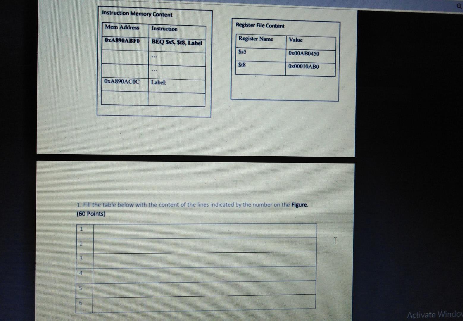 MIPS processor Assume that we are executing the following instruction: BEQ $s8,