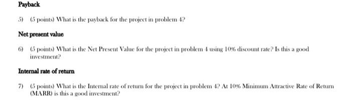 please and equations... asap 4) (20 points) The company you work for