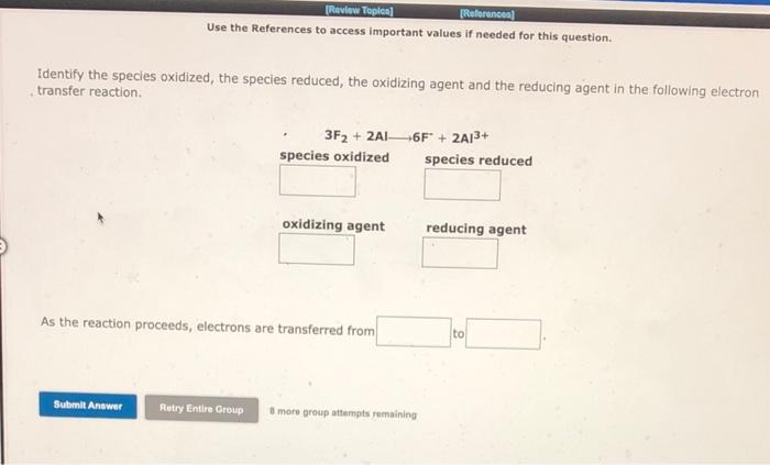  Use the References to access important values if needed for this