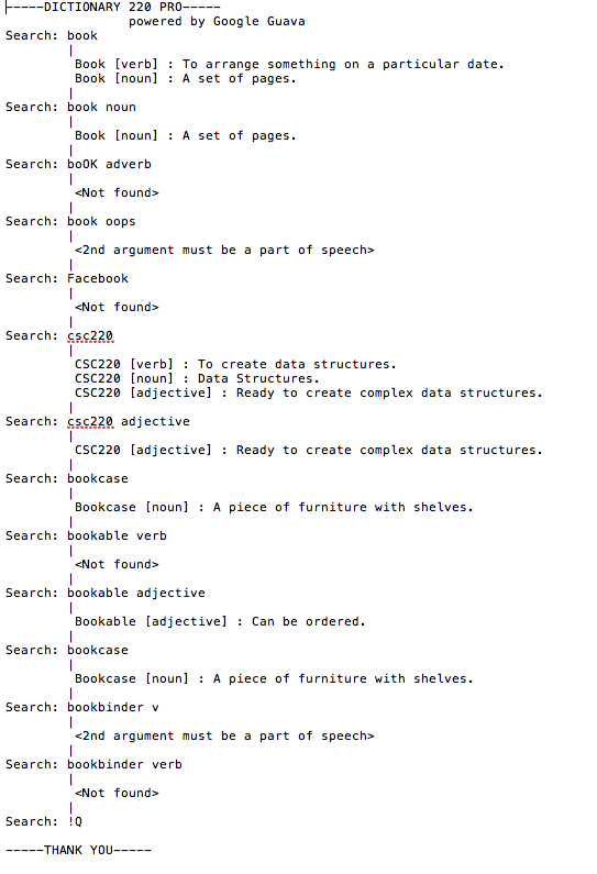 both standard and pro version of google guava tinny book and enum