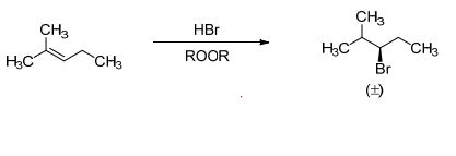  Draw an arrow pushing mechanism. Label each step as initiation, propagation