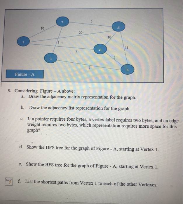 10 20 Figure A 3. Considering Figure - A above: matrix