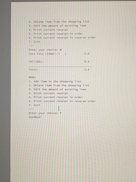 the shop list. If the QR code does not exist in the