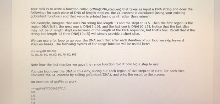 I am asked yo write a code in python 2 that would