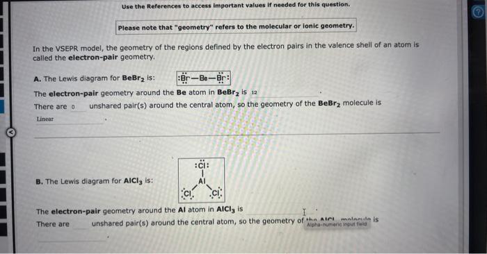  Use the References to access important values if needed for this