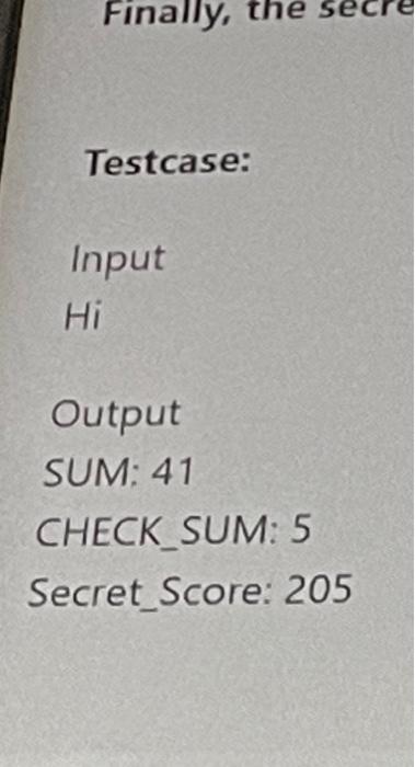 Secret Score: 205 You have joined as a Senior Analyst in an