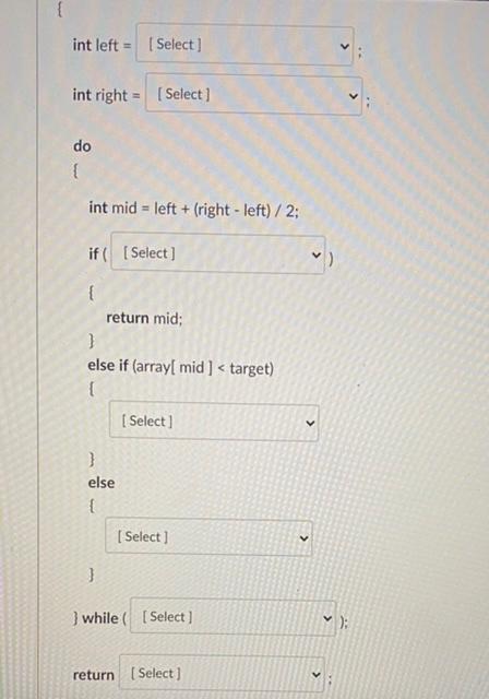 search with three parameters: an array of characters, a constant that specifies