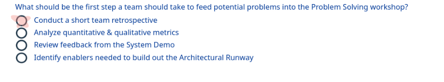  What should be the first step a team should take to