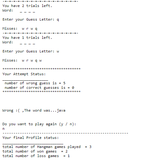 assignment, Hangman will give you practice with Strings, one dimensional arrays processing,