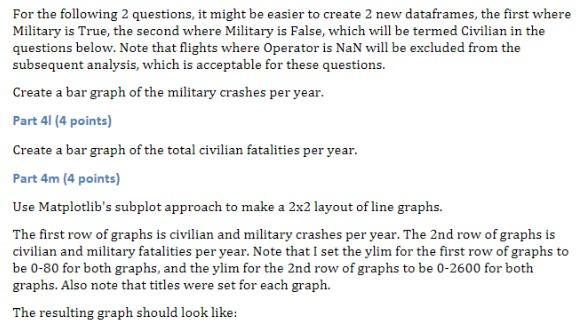 of the crash based on the Date value 2) the month of