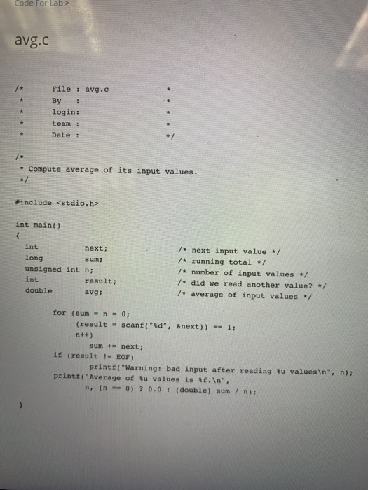 counters2.e, and rewrite the program so that it uses only for loops