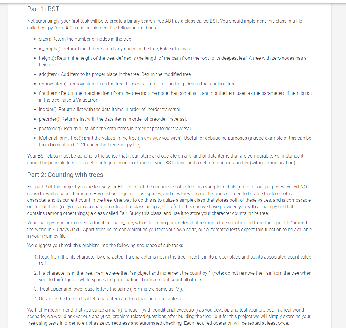 other): return self.letter >= other.letter def __repr__(self): return f({ self.letter }, self.count