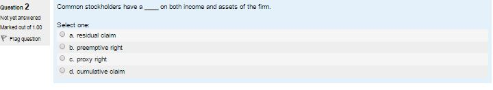 portfolio theory suggest that: Select one: the higher the expected return, the