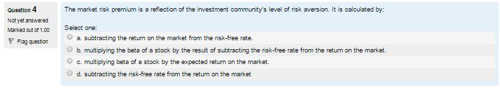 portfolio that captures a high average rate of return it is always