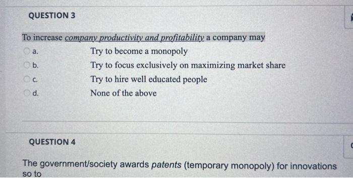 market, its chances to maximize revenues and profits will be greater if