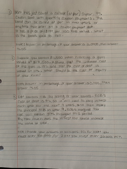  please explain not just answer D Bm has just issued a