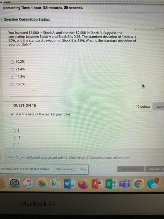 of debt. The market values of equity and debt are $2.5 billion