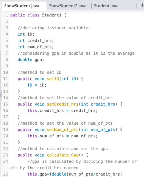 hours earned ( hours ), and number of points earned ( points