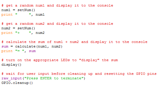 implement the program in the template to test appropriately. Make sure to