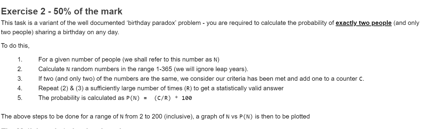 approach (10%) Using the algorithm given in the instructions, write a serial