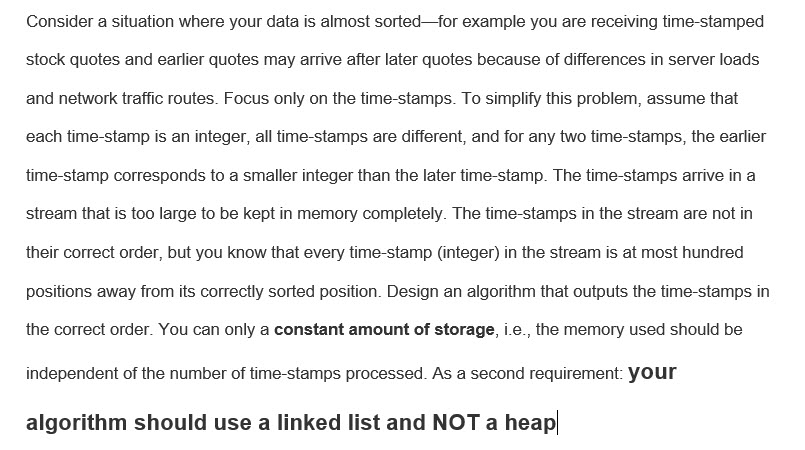 Solve this problem using LinkedList. Solution to the problem is posted below