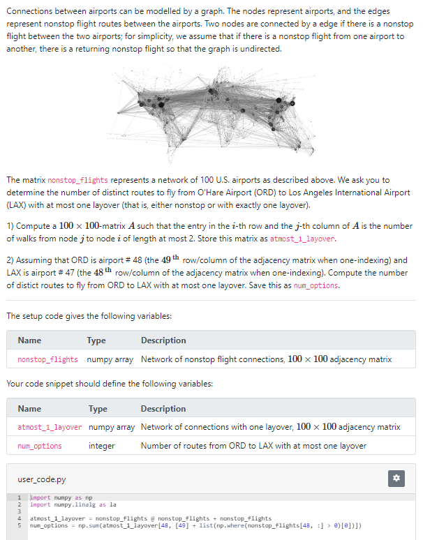 Part 1 is correct. I need help with part 2 because the